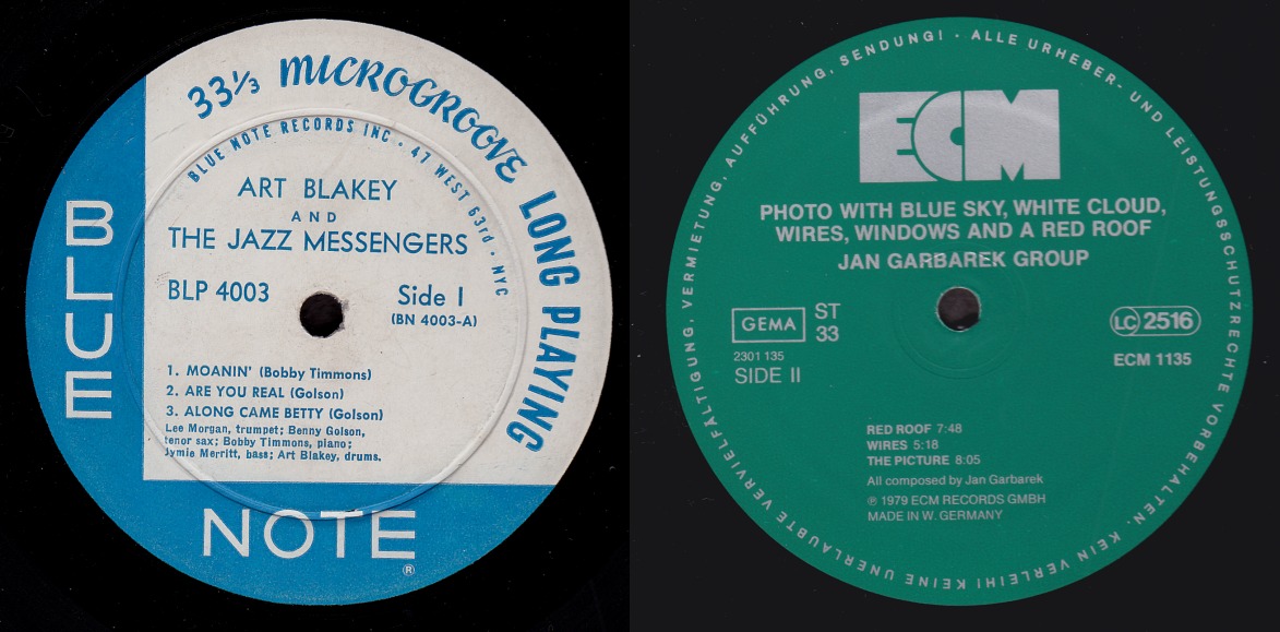 Blue Note & ECM labels