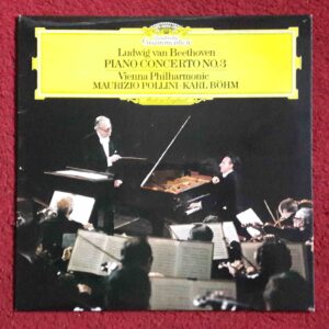 Beethoven: Piano Concerto No.3 in C. Minor, Op.37 - Maurizio Pollini, Vienna PO, Bohm | Vinyl LP, Deutsche Grammophon