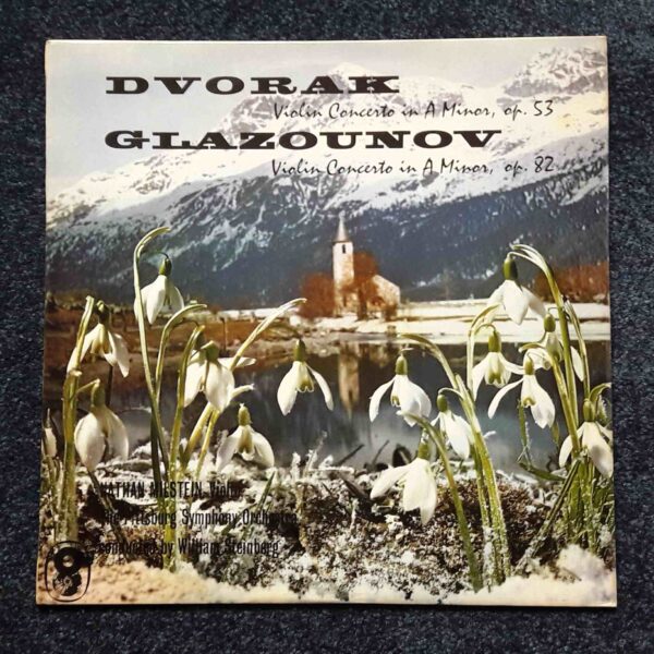 Dvorak & Glazunov: Violin Concertos - Nathan Milstein, Pittsburgh SO, Steinberg | Vinyl LP, World Record Club