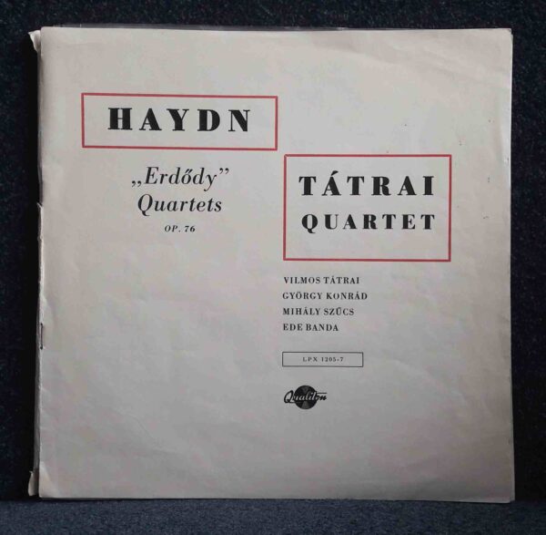 Haydn: String Quartets Op.76 - Tatrai Qt | Vinyl LP, Qualiton