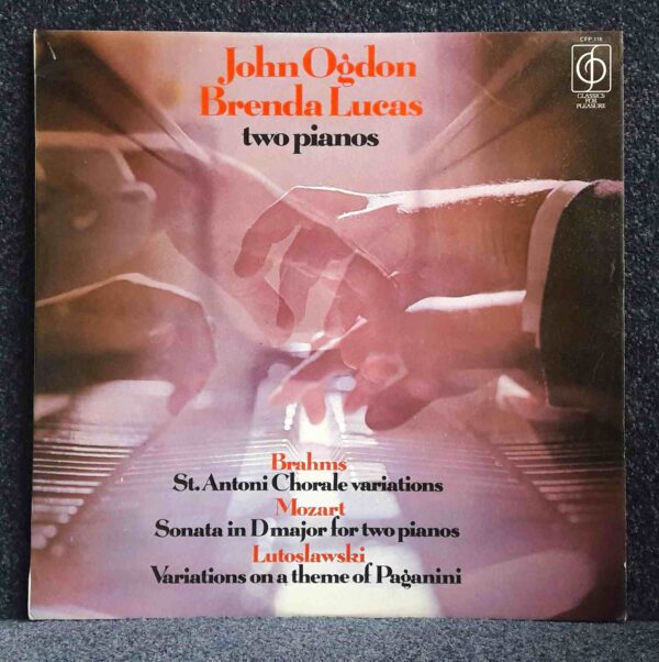 Mozart, Brahms & Lutoslawski: Two Pianos - John Ogdon & Brenda Lucas | Vinyl LP, Classics For Pleasure