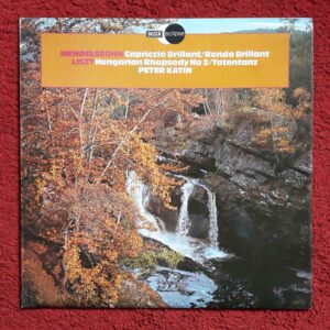 Mendelssohn & Liszt: Capriccio Brilliant; Rondo Brilliant; Hungarian Rhapsody No.2; Totentanz - Peter Katin, London PO, Martinon | Vinyl LP, Decca Eclipse