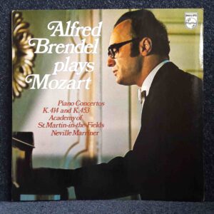 Mozart: Piano Concertos Nos. 12 & 17, K.414 & K.453 - Alfred Brendel, Academy of St. Martin in the Fields, Marriner | Vinyl LP, Philips