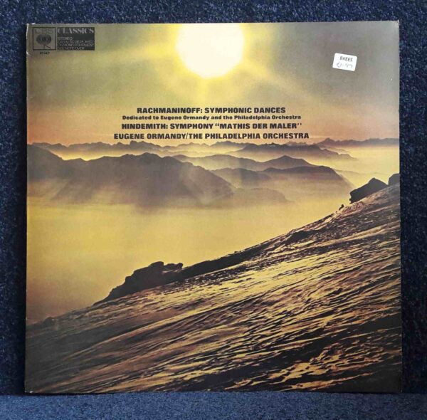 Rachmaninov & Hindemith: Symphonic Dances; Symphony "Mathis Der Maler" - Philadelphia Orch., Ormandy | Vinyl LP, CBS