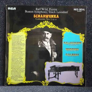Scharwenka: Concerto No.1 in B. Flat Minor, Op.32 etc - Earl Wild, Boston SO, Leinsdorf | Vinyl LP, RCA