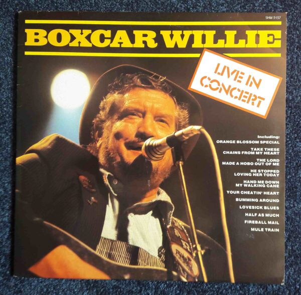 Boxcar Willie: Live In Concert | Vinyl LP, Hallmark