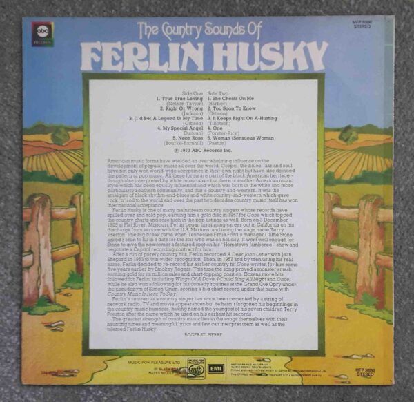 Ferlin Husky: The Country Sounds Of Ferlin Husky | Vinyl LP, MFP