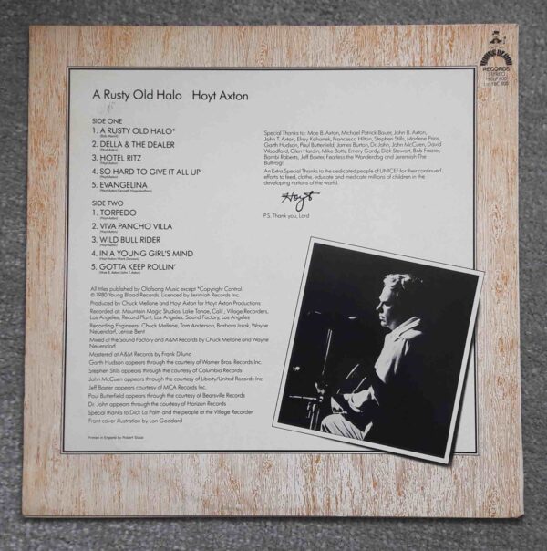 Hoyt Axton: A Rusty Old Halo | Vinyl LP, Young Blood International
