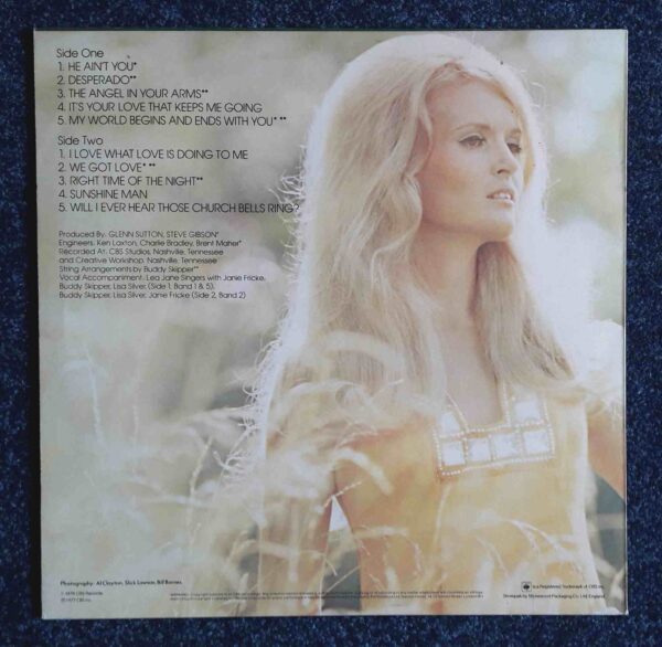Lynn Anderson: The Angel In Your Arms | Vinyl LP, CBS