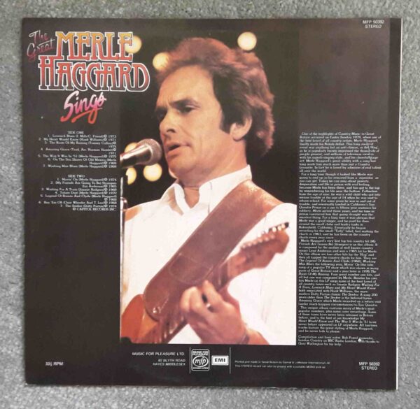 Merle Haggard: The Great Merle Haggard Sings | Vinyl LP, MFP