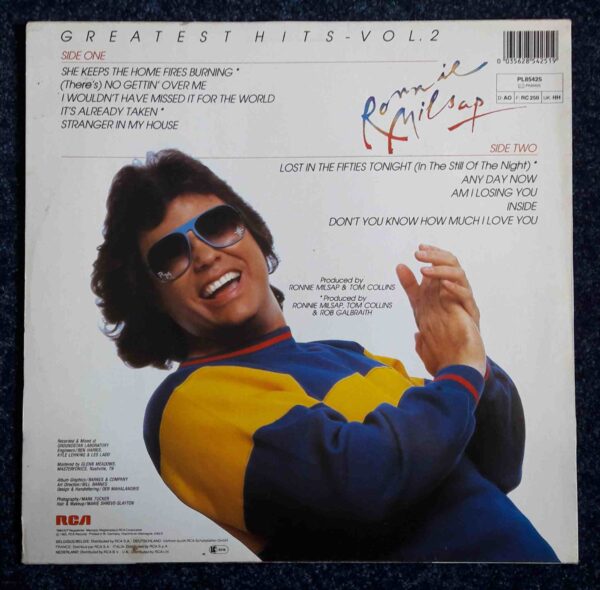 Ronnie Milsap: Greatest Hits, Vol.2 | Vinyl LP, RCA