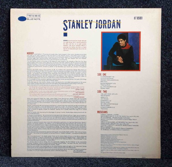 Stanley Jordan: Stanley Jordan | Vinyl LP, Blue Note