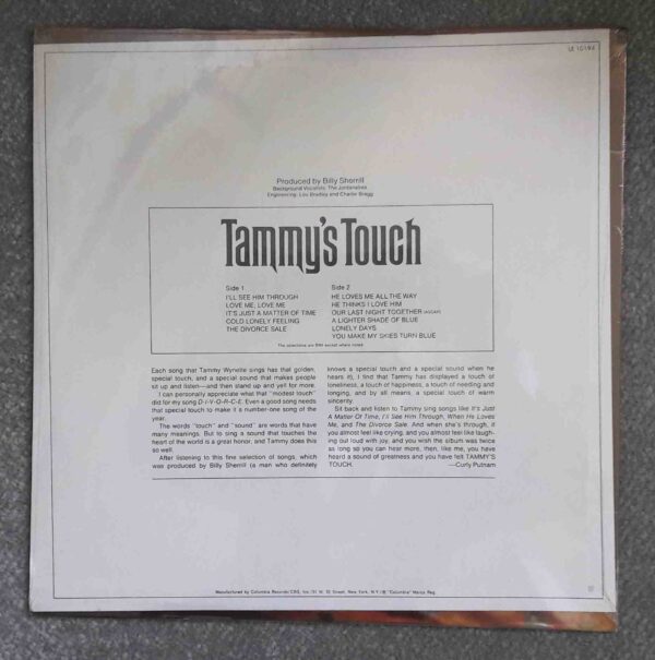 Tammy Wynette: Tammy's Touch | Vinyl LP, Columbia