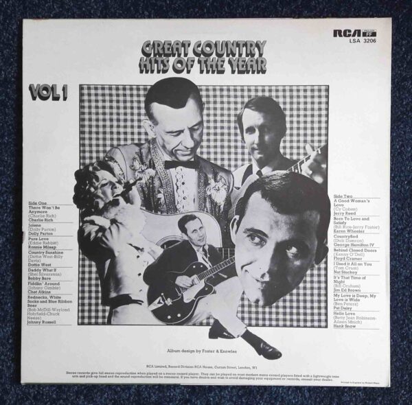 Various Artists: Great Country Hits Of The Year, Vol 1 | Vinyl LP, RCA