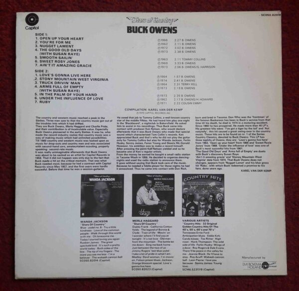 Buck Owens: Stars Of Country | Vinyl LP, Capitol