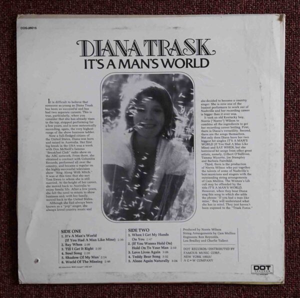 Diana Trask: It's A Man's World | Vinyl LP, Dot Records