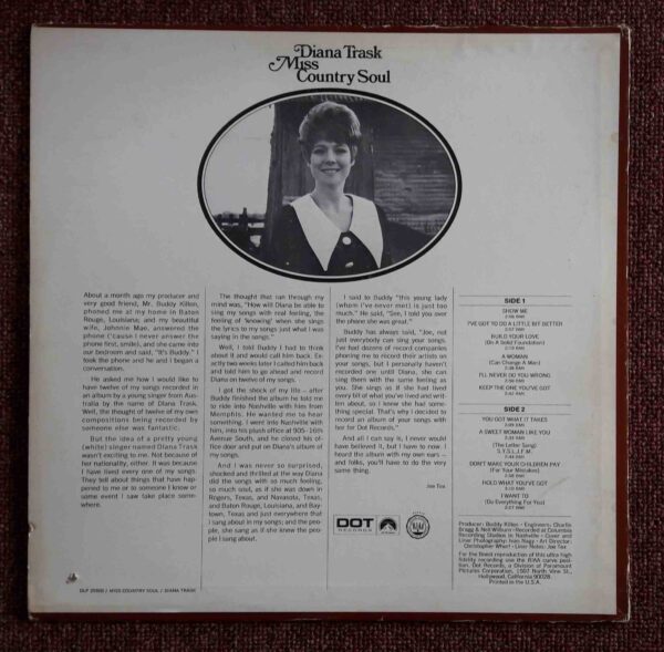 Diana Trask: Miss Country Soul | Vinyl LP, Dot Records