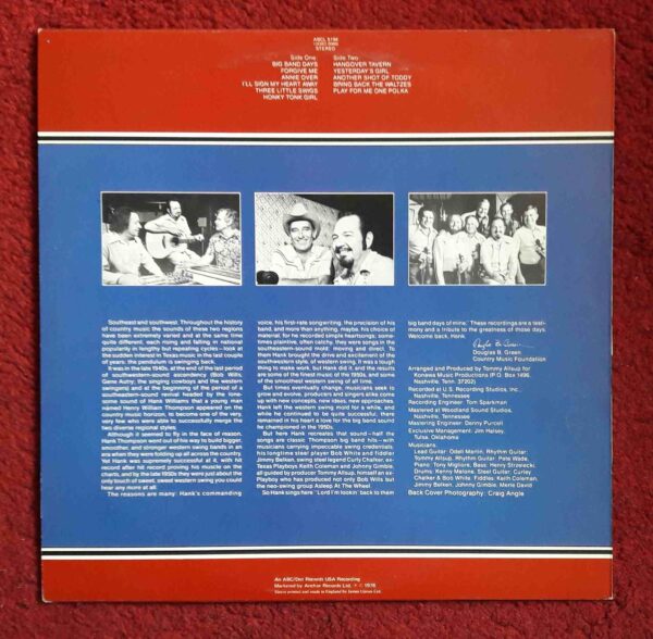 Hank Thompson: Back In The Swing Of Things | Vinyl LP, ABC Records