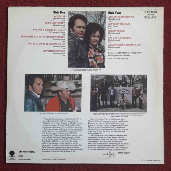 Merle Haggard & The Strangers: Keep Movin' On | Vinyl LP, Capitol