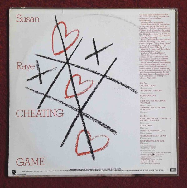 Susan Raye: Cheating Game | Vinyl LP, Capitol