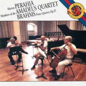 Brahms: Piano Quartet in G Minor, Op.25 - Murray Perahia, Members of the Amadeus Qt | CD, CBS