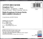 Bruckner: Symphony No.1 in C Minor - RSO Berlin, Chailly | CD, Decca