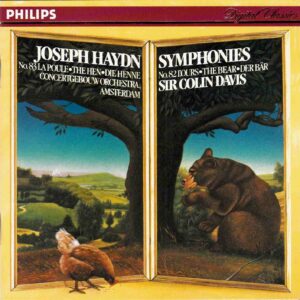 Haydn: Symphonies Nos. 82 'The Bear' & 83 'The Hen - Concertgebouw Orch. Amsterdam, Davis | CD, Philips