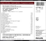 Richard Strauss: Eine Alpensinfonie - Concertgebouw Orch. Amsterdam, Haitink | CD, Philips
