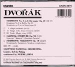 Dvorak: Symphony No.3 in E.Flat Major, Op.10; Carnival Overture; Symphonic Variations - Scottish NO, Jarvi | CD, Chandos