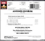 Dvorak: Violin Concerto in A Minor, Op.53; Romance, Op.11 - Kyung-Wha Chung, Philadelphia Orch, Muti | CD, Angel / EMI