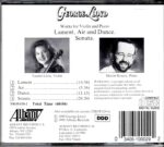 George Lloyd: Works for Violin and Piano - Lament, Air and Dance; Sonata - Tasmin Little, Martin Roscoe | CD, Albany
