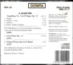 Glazunov: Symphony No. 3; Lyric Poem, Op. 12; Solemn Procession - USSR Ministry of Culture SO, Rozhdestvensky | CD, Olympia