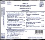 Haydn: The Seven Last Words of Jesus Christ, Op.51; String Quartet, Op.103 - Kodaly Qt | CD, Naxos