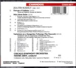 Kodaly: Hary Janos Suite; Peacock Variations; Dances of Galanta - Chicago SO, Jarvi | CD, Chandos