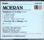 Moeran: Symphony in G Minor; Overture for a Masque - Ulster Orchestra, Handley | CD, Chandos