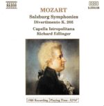 Mozart: Salzburg Symphonies (Divertimenti) K. 136-138; Divertimento K. 205 - Capella Istropolitana. Edlinger | CD, Naxos