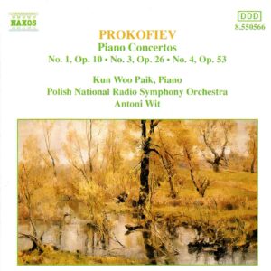 Prokofiev: Piano Concertos Nos 1, 3 & 4 - Kun Woo Paik, Polish National RSO, Wit | CD, Naxos
