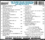Glenn Miller Orchestra: "Live" At The Paradise Restaurant | CD, Magic