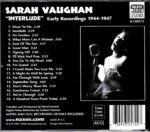 Sarah Vaughan: Interlude, 1944-1947 | CD, Naxos Jazz Legends