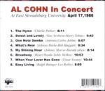 Al Cohn: In Concert At East Stroudsburg University | CD, IAJRC