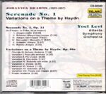 Brahms: Serenade No.1; Variations on a Theme by Haydn - Atlanta SO, Levi | CD, Telarc