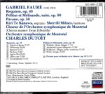 Faure: Requiem; Pelleas et Melisande; Pavane - Te Kanawa, Milnes, Choir & Orchestre Symphonique Montreal, Dutoit | CD, Decca