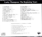 Lucky Thompson: The Beginning Years | CD, IAJRC