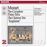 Mozart: The Complete Piano Trios; Clarinet Trio "Kegelstatt" - Beaux Arts Trio; Brymer, Kovacevich, Ireland | CD, Philips