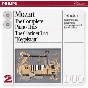 Mozart: The Complete Piano Trios; Clarinet Trio "Kegelstatt" - Beaux Arts Trio; Brymer, Kovacevich, Ireland | CD, Philips