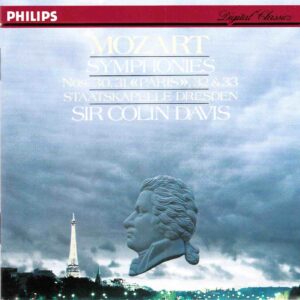 Mozart: Symphonies Nos. 30, 31 "Paris", 32 & 33 - Staatskapelle Dresden, Davis | CD, Philips