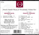 Ravel & Poulenc: Complete Chamber Music For Woodwinds - Bennett, Daniel, Campbell, Gough, Allegri String Qt etc | CD, Cala