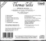 Tallis: Spem In Alium; Gaude Gloriosa; Sancte Deus etc - The Tallis Scholars, Phillips | CD, Gimell