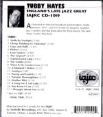 Tubby Hayes: England's Late Jazz Great | CD, IAJRC