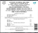 Dvorak & Krommer: Serenade in D Minor Op.44; Octet-Partita (Nonet) Op.79 - The Nash Ensemble | CD, CRD